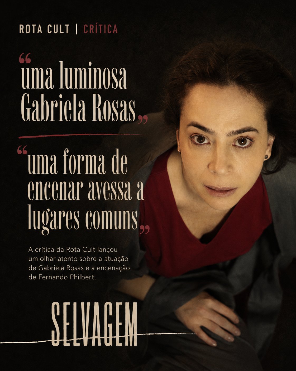 Cena do espetáculo Selvagem 3
