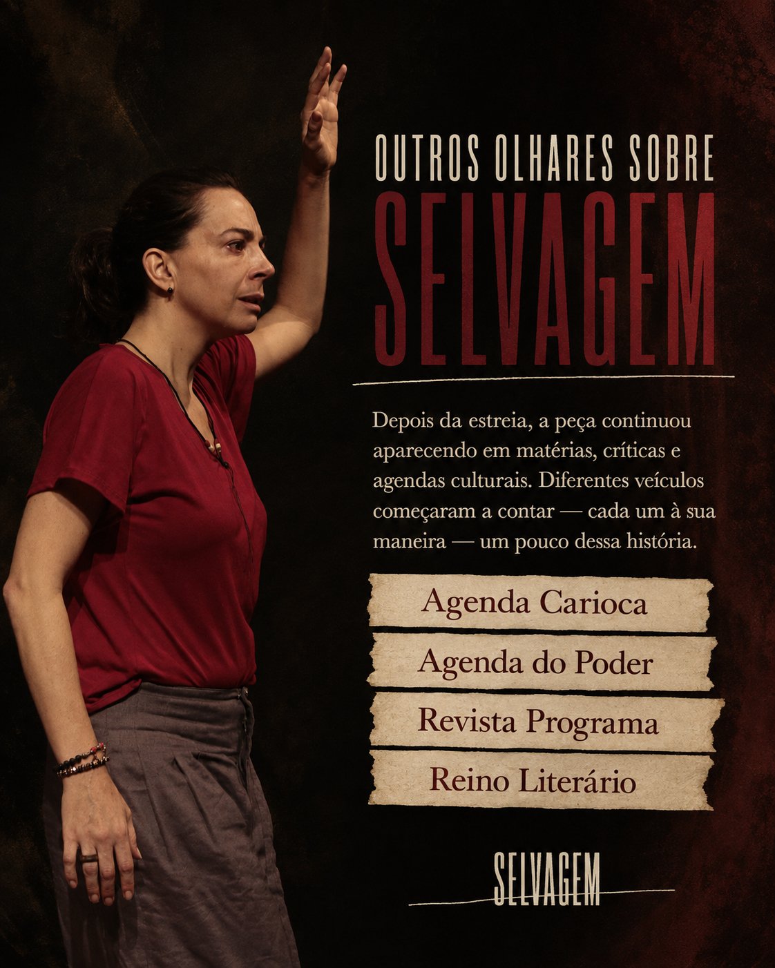 Cena do espetáculo Selvagem 5